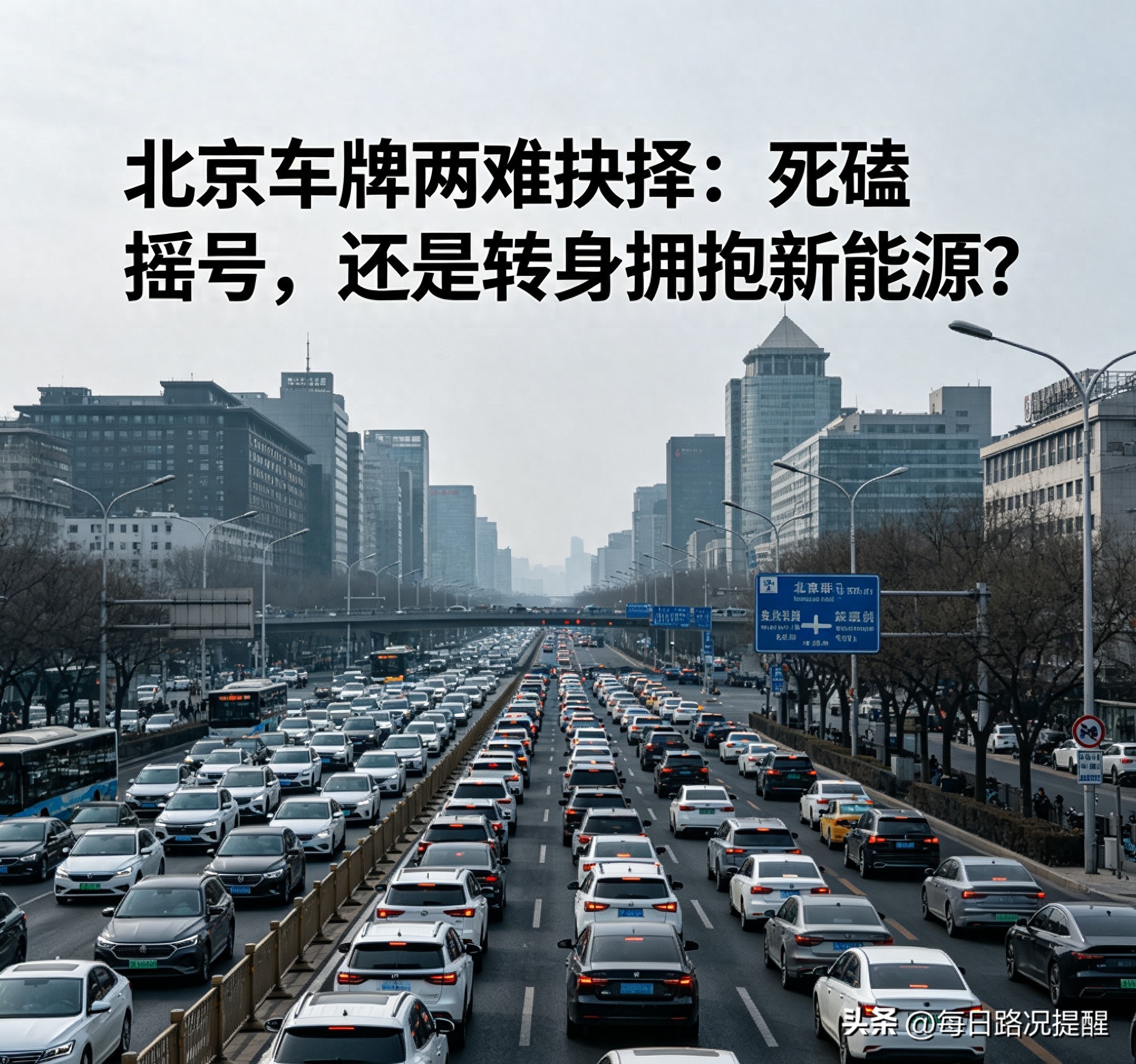 北京车牌摇号难题：死磕油车还是转向新能源？